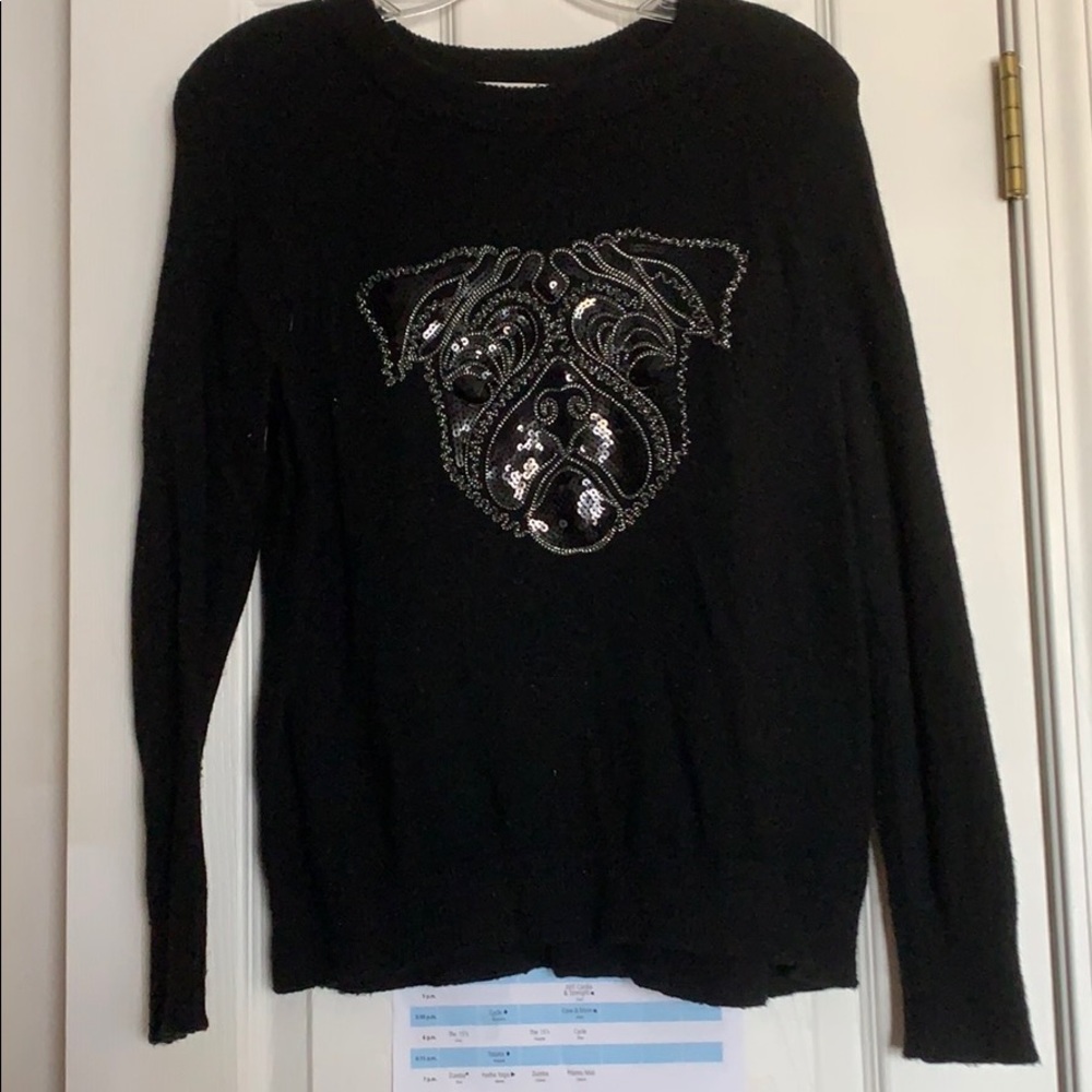 Pug knit sweater